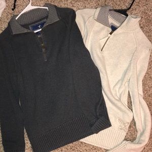 bundle of american eagle pull overs